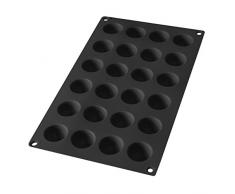 LÃ©kuÃ© Molde Mini Semiesfera con 24 Cavidades, Silicona, Negro