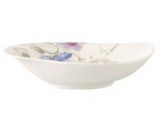 Villeroy & Boch Mariefleur Gris Serve & Salad Cuenco Hondo, 21 X 18 Cm, Porcelana Premium, Blanco/Colorido