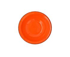Quid Set 6 Cuencos para Sopa de cerámica gres | Platos hondos Naranja 18 cm, Estandar