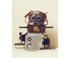 Pyramid International WDC94277 Ian Winstanley Robot Hair - Lienzo Decorativo