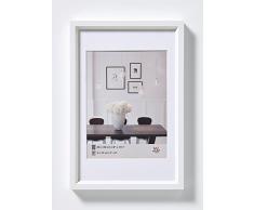 Walther Steel Style Marco de Fotos, Blanco, 30x40 cm
