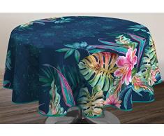 Le linge de Jules Mantel Antimanchas Jungle - Redondo 160 cm