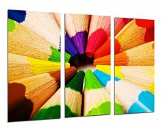 Poster FotogrÃ¡fico Decoracion Original Lapices colores, Pinturas de Madera TamaÃ±o total: 97 x 62 cm XXL