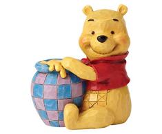 Disney Britto - Figura Decorativa de Winnie The Pooh (tamaño pequeño), Piedra, Multicolor, 6 x 5 x 7 cm