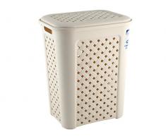 Tontarelli Arianna Cesto para la Colada, Beige, 50 litros