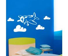 Ambiance-Live - Adhesivo Decorativo para Pared de aviÃ³n en Las Nubes -