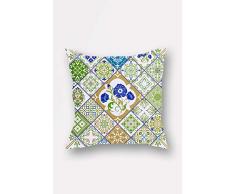 Lulu Home - Funda de Almohada, Multicolor, 45 x 45 cm