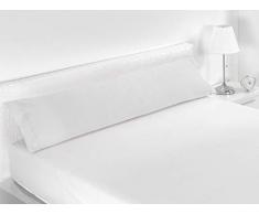 SABANALIA - Funda de Almohada Combina (Disponible en Varios tamaños y Colores), Cama 70-90 x 45, Blanco