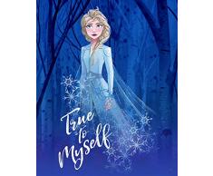 Komar Disney Wandbild Von Frozen 2 Elsa True to Myself | Kinderzimmer, Babyzimmer, Dekoration, Kunstdruck | ohne Rahmen | WB074-40x50 fotomural, carbÃ³n