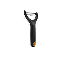 Fiskars Pelador, Longitud total: 15 cm, Acero/PlÃ¡stico, Functional Form, Negro, 1016122