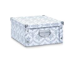 Zeller 17973 Caja de almacenaje con Ventana cartÃ³n 35 x 43 x 30 cm Blanco