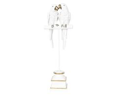 Clayre & Eef 6PR2444 - Pajarera Decorativa (Aprox. 15 x 12 x 44 cm.