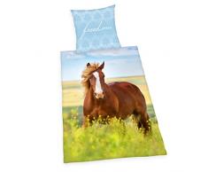 La colecciÃ³n Joven de Herding Caballos Ropa de Cama, algodÃ³n, Multicolor, 200Â x 140Â x 0,2Â cm