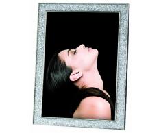 Mascagni Silver Waves Range - Marco de Fotos (Metal con Purpurina, 10 x 15 cm)