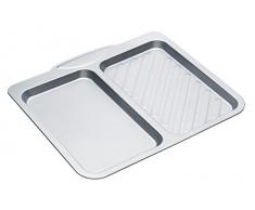 Kitchen Craft - Bandeja para Horno con Doble Compartimento (Antiadherente)