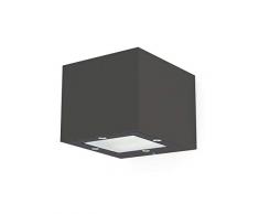 Dopo Novolux - Isora 157A-H20X1A-04 - Aplique de Pared, Color Gris Antracita