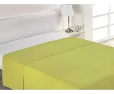 SABANALIA - Sábana Encimera Combina (Disponible en Varios tamaños y Colores), Cama 80-80 x 200, Manzana