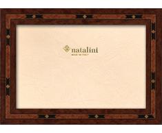 Natalini E3 20X25 Marco de Fotos con Soporte para Mesa, Tulipwood, marrÃ³n, 20 X 25 X 1,5