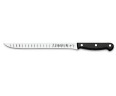 3Claveles Uniblock - Cuchillo alveolado jamonero de 24 cm, 9,5 pulgadas