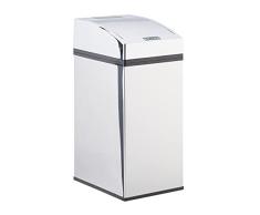 Relaxdays Cubo Basura Cocina PequeÃ±o con Sensor, Acero Inoxidable, Plateado, 7 litros