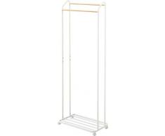 Yamazaki Tower Perchero, Acero, Blanco, Talla Ãºnica