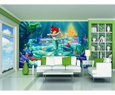 DiseÃ±o de AG FTDxxl 0254 Fototapeten Bildtapete de Pared-de Tela fotomurales Disney Ariel