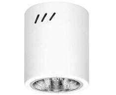 ORNO KORIN Lampara LED Techo Luminaria Downlight Hilo E27 IP20 60W . (blanco Ã135)