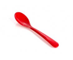 Kimmel 21-000-3303-1 Huevo para bebé, cucharas de Postre (6 Unidades), Plástico, Rojo