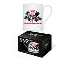 Pyramid International mgbc23260 James Bond (from Russia with Love) Porcelana Taza, cerámica, 12,5 x 8,5 x 9 cm