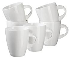 Verso 922223 La Musica - Juego de 6 Tazas de cafÃ© (380 ml)