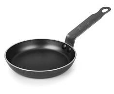 Lacor - 23612 - Sartén Blinis Robust Aluminio Antiadherente 12 cm. - Negro