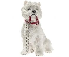 Lesser & Pavey Walkies Westie - Figura de Resina para Perros sentados (18 cm)