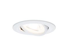 Paulmann 230V 51mm 93639 Luminaria LED Nova Redonda, mÃ¡x. 35Â W, Bastidor, GU10, Foco empotrable de Techo, Blanco Mate