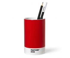 Pantone 2035 - Organizador de escritorio (porcelana), color rojo
