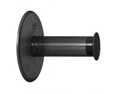 Koziol Plugn Roll - Portarrollos para Papel higiénico, Color Negro translúcido