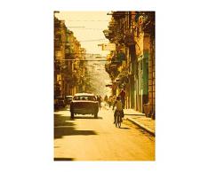 Komar Wandbild Von Cuba Streets | Poster, Bild, Wohnzimmer, Schlafzimmer, Dekoration, Kunstdruck | ohne Rahmen | P122A-50x70 fotomural, carbÃ³n