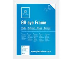 GB eye FMA3A1WH Marco de Fotos contemporÃ¡neo, Madera Blanco - A3-29.7 x 42cm