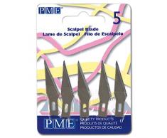 PME Hojas de BisturÃ­ de Repuesto para el Cuchillo Artesanal de AzÃºcar, Paquete de 5