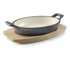 Lacor 25842 Cacerola oval, Gris degradado