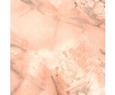 Venilia Lámina adhesiva | Mármol salmón aspetto pietra | 67,5cm x 2m, Espesor 95μ | Vinilo autoadhesivo para muebles o cocina, decorativas papel pintado pared | PVC sin ftalatos | Fabricado en UE