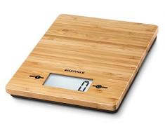 Soehnle Bamboo Báscula de Cocina Digital, Bambú, 25x22x18 cm