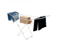 Metaltex Tendedero Horizontal, Acero, Gris, 20 m