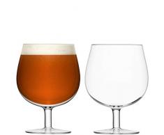 LSA Bar BR33 - Copa de cerveza, 550 ml, 2 unidades, transparente