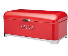 Kitchen Craft Lovello panera, 42 x 22 cm (41,91 cm x 21,59 cm) - rojo