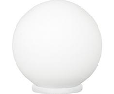 EGLO RONDO iluminación de techo Plata E27 60 W - Lámpara (Plata, Dormitorio, Habitación de los niños, Salón, Alrededor, Acero, IP20, II), blanco