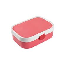 Mepal - Fiambrera Campus - Bento Box para Niños - Lonchera con Compartimento Bento y Tenedor - Fiambrera con Cierre de Clip - Sin BPA y apta para Lavavajillas - 750 ml - Pink