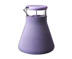 Qdo Decantador de cristal, vidrio, púrpura, 1L