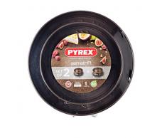 Pyrex AsimetrÃ­a Molde para tarta, Acero carbonatado