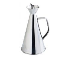 Quid Aceitera Antigoteo INOX 50Cl Renova, 3.18 litros, Acero Inoxidable, Transparente
