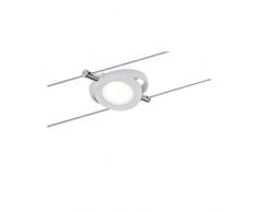 Paulmann 940.88 94088 Sistema de Cable Spot RoundMac, 1x4W, Blanco Mate, 12V DC, LED, Plástico Integriert, 4 W